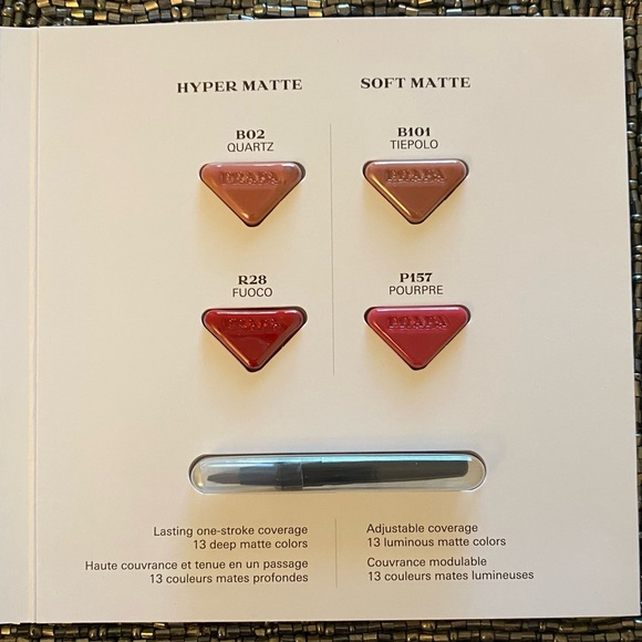 4️⃣ FOR 💲1️⃣5️⃣ PRADA Monochrome Weightless Lipcolor - Picture 4 of 4